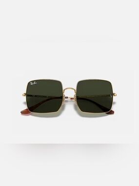 Ray-Ban Sunglasses RB1971 Square Reverse 9147/31 54/9 Women's Gold Authentic